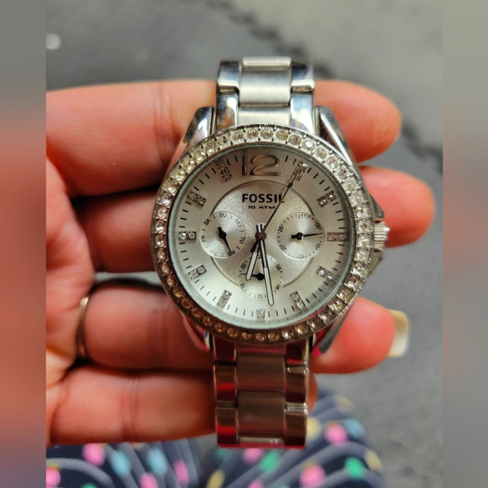 ✨️fossil womens stainless steel watch!✨️